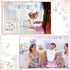 Chuarry 43 8 8 2 10 16 Pcs DIY Bibs Decorating Kit Bodysuits Pcs Ply White Bibs Fabric Markers Stencils Baby Shower