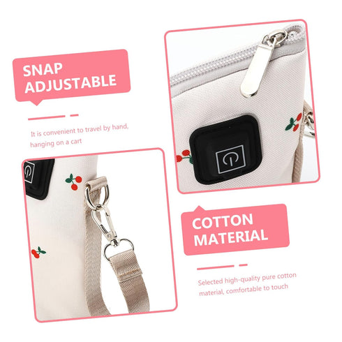 USB Milk Bottle Warmer Bag with Thermal Insulation Car Charging Heating Pouch for Bottles Fast Heating Cover Keeps Milk