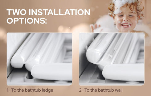 The Baysie, Co. Baysie Bathtub Safety Bumper for Baby, Toddler and Kid (Hook and Loop)