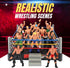 Liberty Imports Ultimate 32-Piece Wrestling Miniature Toys for Kids, Wrestler Figures with 2 Rings