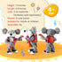 Marsjoy Rocking Dancing Mouse Plush Toy, Singing Music Twisting Body Plush Stuffed Animals, Rocking Punk Crazy Cool