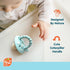 Set 3M+, RaZbaby Chompy & RaZ-Pear Teether BPA-Free Silicone Teething Toys for Babies Soothing Textures, Rattle Sound