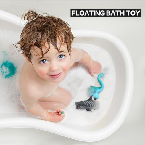 Animal,8 Inch Set(8 Pack Ocean Sea Rubber Bath Toy Random),Super Stretches Material TPR, Some Kinds Can Change Colour