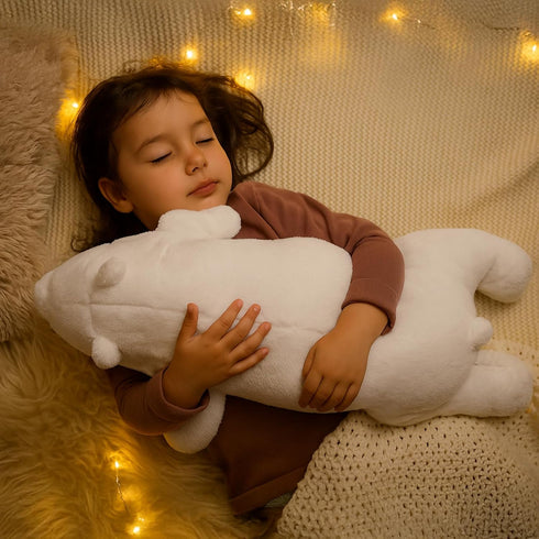 20" WEIGEDU Large Plush Polar Bear Stuffed Animal Soft White Cuddly Toy for Kids, Toddlers & Polar Bear Lovers Adorable