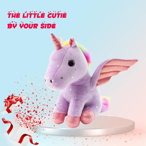 Sew Butiful 8 inch Set Unicorn Stuffed Animals, Cute Unicorn Gift Toys for Girls,Unicorns Birthday Gifts Soft Plush
