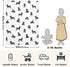 KICPOAY Pug Dog Black Baby Swaddle Blanket for Boys and Girls, Muslin Baby Receiving Swaddle Blanket, Soft Cotton