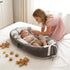 Meindoovm Infant Support Cushion | Organic Cotton Infant Support Cushion | Reversible, Adjustable & Portable Floor