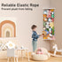 Stuffed Animal Storage Shelf Organizer(Patented) - Corner Stuffed Animal Holder Length Adjustable - Wall Plush Storage