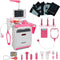 Pink Doctor Kit for Toddlers 3-5 - Pretend Doctor Play Set with Cart, Stethoscope, and Thermometer for Kids 6-8