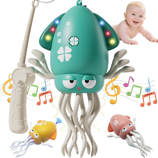 Electric Crawling Dancing Octopus Toy for Walking Baby Boy Girl 0-6 6-12