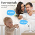 Video Baby Monitor with Camera No WiFi, 1200ft Long Range, 2.8" Display, Auto Night Vision, 5 Lullabies