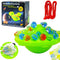 A V Marble Balance Board Game 60 Colorful Glass Marbles with Storage Base |