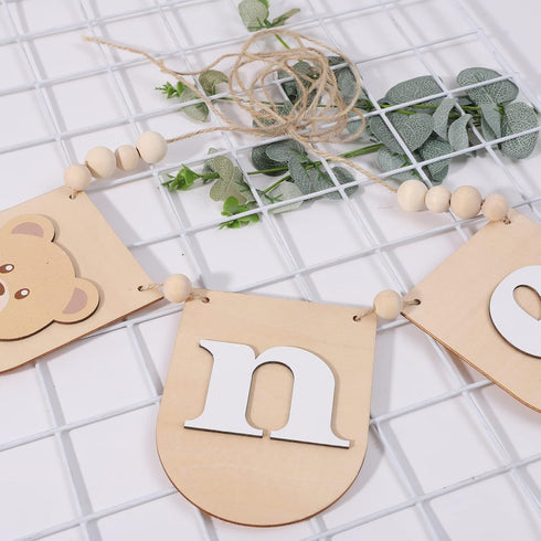 Topper,1st 1st Wooden Teddy Bear High Chair Banner - Teddy Bear Birthday Cake Birthday Teddy Bear Decorations,Beary