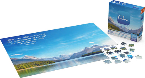 300 Piece Calm Jigsaw Puzzle for Relaxation - Stress Relief and Mood Elevation for Adults and Kids Ages 8+