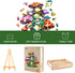 Wooden Puzzle for Adults, Frog Family Wooden Jigsaw Puzzles, Unique Animal Shape Puzzles for Family Friends