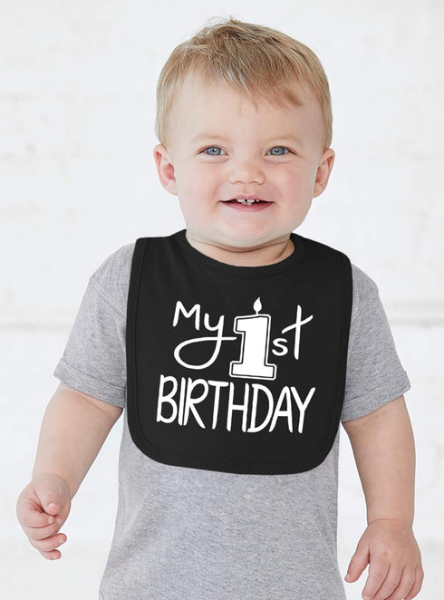 Handmade Cute Baby Boy Girl First Birthday Smash Cake Bibs - Aiden's Corner Birthday Bib
