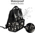 Hsnar Backpack Skull Skeleton Print Waterproof Diaper Bag Large Capacity Baby Bag with Stroller Straps, Multi-Pocket