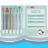 6-Pack Silicone Pacifier Clips for Baby Boys and Girls - One-Piece Beads, Rust-Free Holders, Teething Relief, Baby