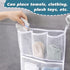 2 x Baby Bath Toy Organizer, Bath Toys Storage Mesh Bag with 4 Strong Suction Hooks, Quick Drying Basket