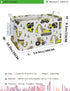 LANGYASHAN Rectangular Storage Bin, Cartoon Storage Basket with Handles for Organizing Home & Toys