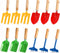 Nicunom 12 Pack Kids Gardening Tools Set, Metal Shovel, Rake, Fork, Trowel, Garden Toys for Outdoor Fun
