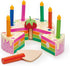 Tender Leaf Toys - Rainbow Birthday Cake Pretend Play Food Toy with
