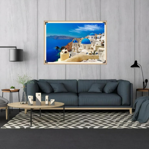 Puzzles for Adults, 1000 Pieces Jigsaw Puzzles for Kids, Aegean Sea, 27" x 20" Challenging Game Toy.