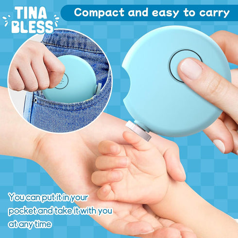 Trimmer 6 1 Set Baby Nail Electric,Tinabless Baby Nail Clipper, in Baby Nail File,Nail File Baby Grooming Kit Manicure