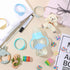 Fuutreo 16 Pcs Baby Bottle Labels for Daycare Labels Reusable Waterproof Silicone Name Bands Writable Baby Bottle Name