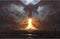 Jigsaw Puzzle 1500 Piece Dark Cloud Spitfire Dragon Adult Puzzle Wooden Puzzle
