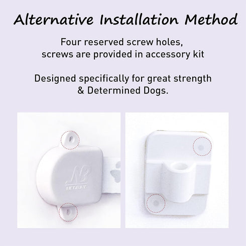 Magnetic Child Proof Door Lock, Keep Toddler Out of Room with Litter Box, No Need for Interior Cat Door