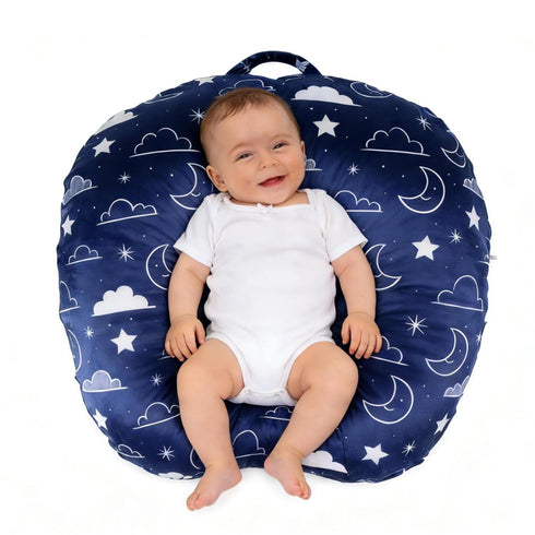 Newborn Lounger Cover - Hypoallergenic Minky Fitted Cover for Boppy Lounger Pillow