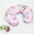 DILIMI Baby Car Seat Cover and Nursing Pillow Cover for Girls, Purple Floral