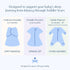 Cozy (12-24 SleepingBaby Zipadee-Zip Transition Swaddle - Baby Swaddle Blanket with Zipper Convenience - Roomy Wearable