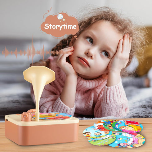 99 (Cozy Toddler Gramophone Musical Toys - Player Audio Books for Kids, Cards Stories Songs Phonograph Record, for Boys