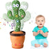 Baby Talking Cactus Toy, Dancing Cactus Repeats What You Say, Infant Sensory Toys for Ages 0-2, Funny Gifts