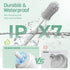 S02 Set, IPX7 SEANCHEER Electric Bottle Brush Portable Baby Bottle Brush Cleaner, AA Battery-Powered & Waterproof