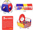 3 in 1 Kids Play Tent with Baby Ball Pit and Play Tunnel, Indoor Outdoor Playhouse for Toddlers, Best Birthday Gifts