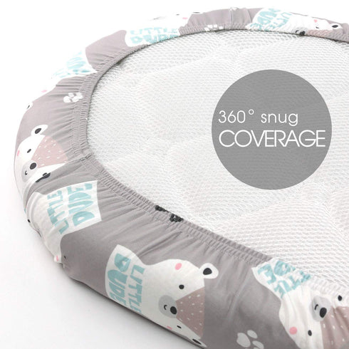 Set 2 Pack, Stretchy Ultra Soft Fitted Bassinet Sheet Breathable and Universal Fitted for Rectangle, Oval, Hourglass