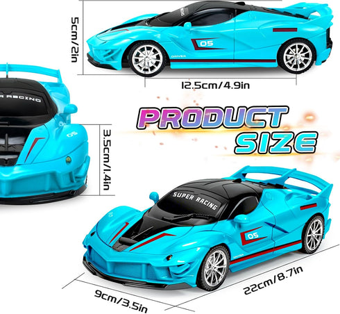 2 Pack 3-5, 1:18 3 4 5 6 7 8-12 Remote Control Car for Girls Scale Hobby Rc Cars Toys for Kids Age Year Old- Model