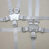 NEXAVKPR 5 Secure Point Harness Strap with Adjustable Length for Strollers High Chairs and Boosters Seats Easy