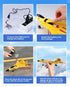 F22 2 2.4GHz ANTSIR Raptor RC Airplane, Durable Foam Remote Control Jet with Gyro & LED Lights, Rechargeable Batteries