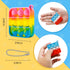 128 Pcs Pop Fidget Keychain It Fidget Toys Bulk, Mini Fidget Push Pop Keychain Toys for Kids and Adults Classroom Prizes