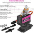 MG90S 9g Micro Metal Gear Servo Motor for Robot Car Plane RC Helicopter Arduino