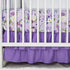 Set Set 4 Set Crib Bedding for Girls, Purple Baby Crib Bedding Piece, Baby Girl Nursery Bedding Including Comforter