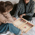 3 in 1 Board Game Set - Wooden Chess, Checker, and Backgammon, Classic Travel Toy Gift for Kids and Adults