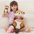 MorisMos 23.6'' Sea Otter Stuffed Animal with Babies, Big Mommy Otter Plush Toys & Seashell for Kids 3-5