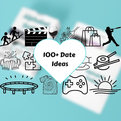 Alphabet Dating Cards - Unique Date Night Ideas for Couples - Fun and Romantic Games (100+ Date Ideas)