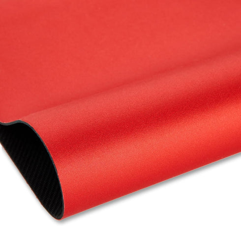 2 Pack Card Game Mat for MTG - Board Game, Magic, and TCG Playmat in Black/Red (24x14 in)