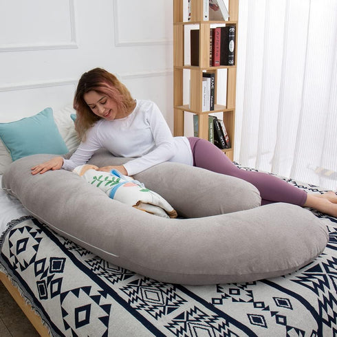 60 Inch Pregnancy Pillows for Sleeping, Extra Large U Shaped Body Pillow, Pregnancy Pillow, Maternity Pillow